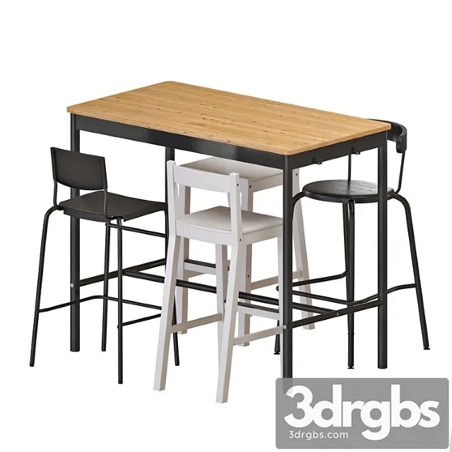 Ikea tommaryd table and stools