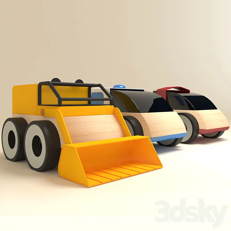 IKEA toy cars 3DS Max