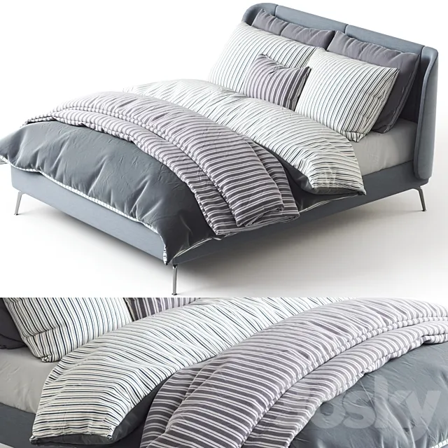 IKEA TUFJORD bed 3DS Max Model