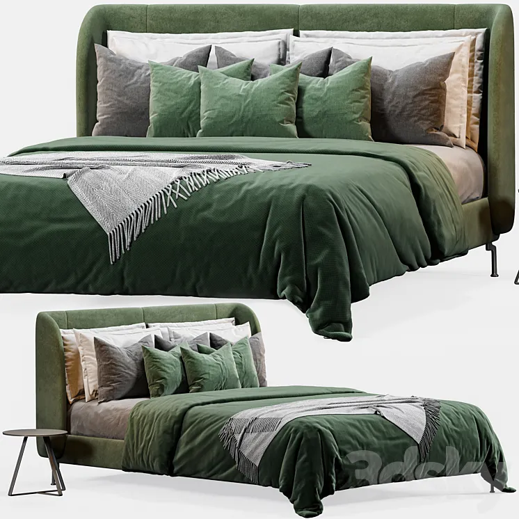 IKEA TUFJORD bed | Ikea Tufjord Upholstered Bed _02 3DS Max Model