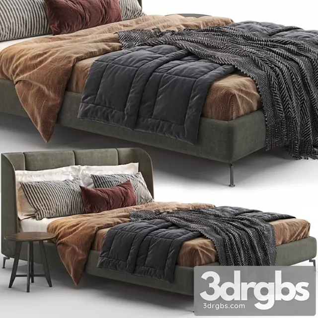 Ikea Tufjord Upholstered Bed 3dsmax Download