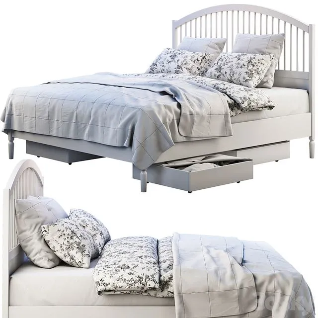 Ikea Tyssedal bed 3dsMax Model