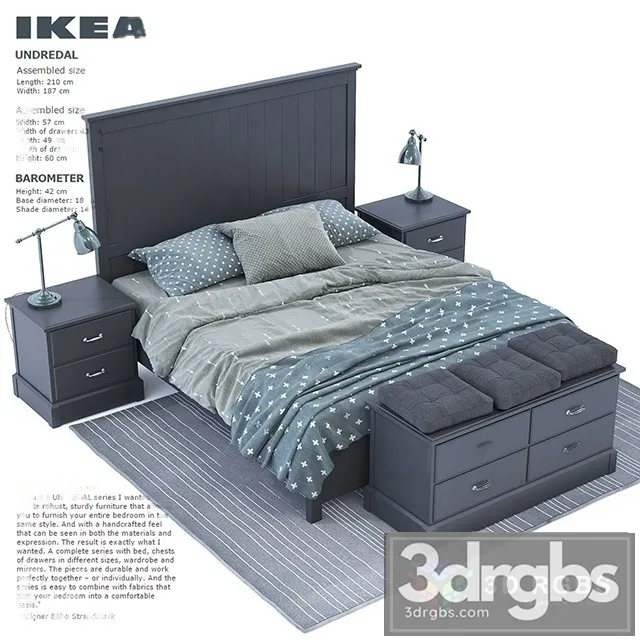 Ikea Undredal Bed 3dsmax Download