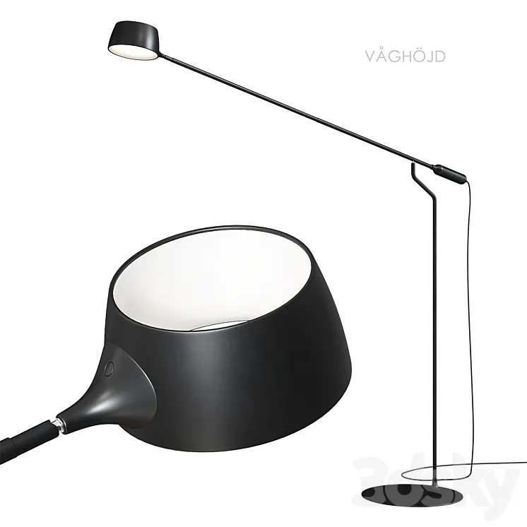 Ikea VAGHOJD LED floor lamp 3DS Max