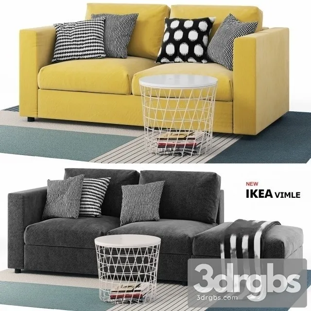 Ikea Vimle Sofa 2 3dsmax Download