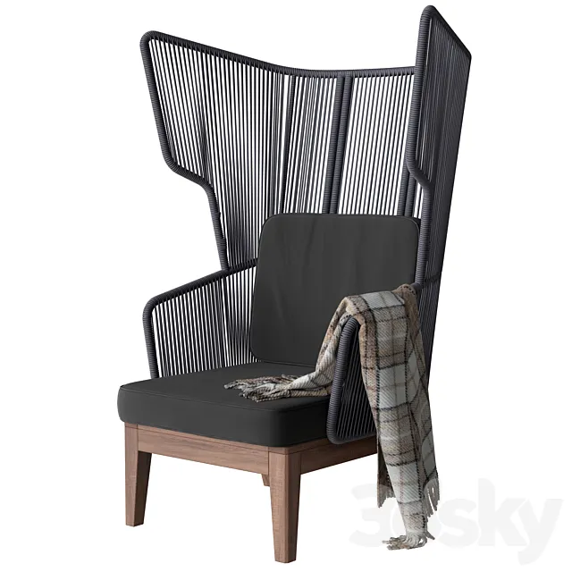 Ikea VINGSON Wing chair 3ds Max