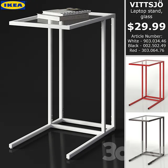 IKEA VITTSJO Laptop stand 3ds Max