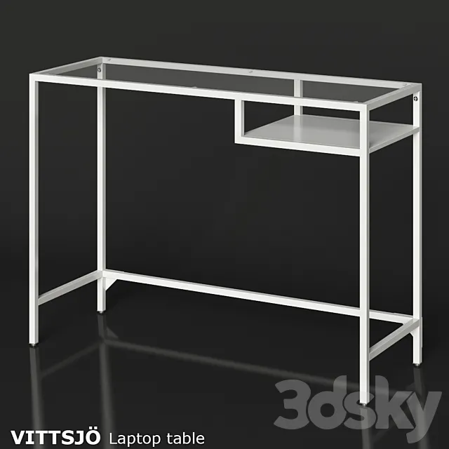 IKEA VITTSJO Laptop table 3DSMax File