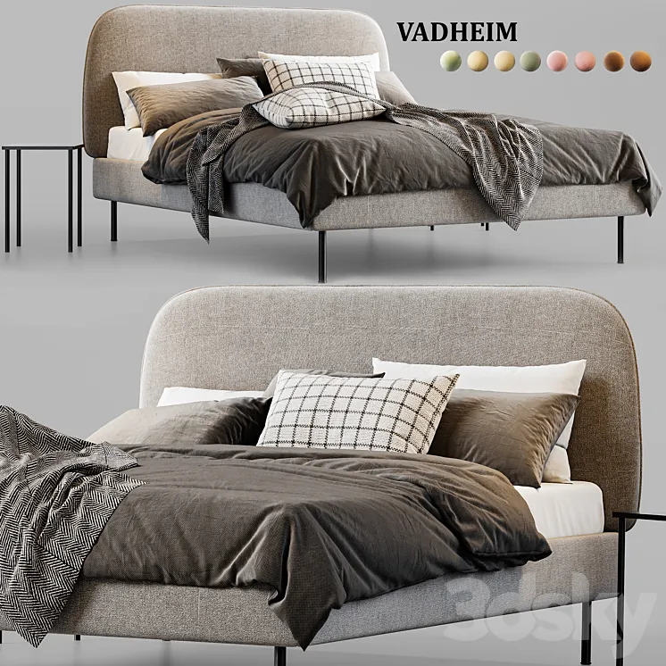 Ikea Wadheim Bed 3DS Max Model