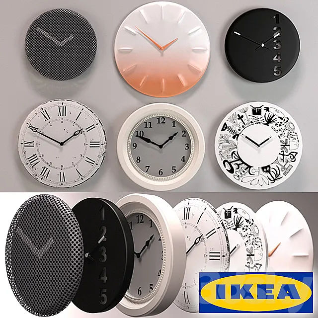 IKEA Wall clocks 3DSMax File