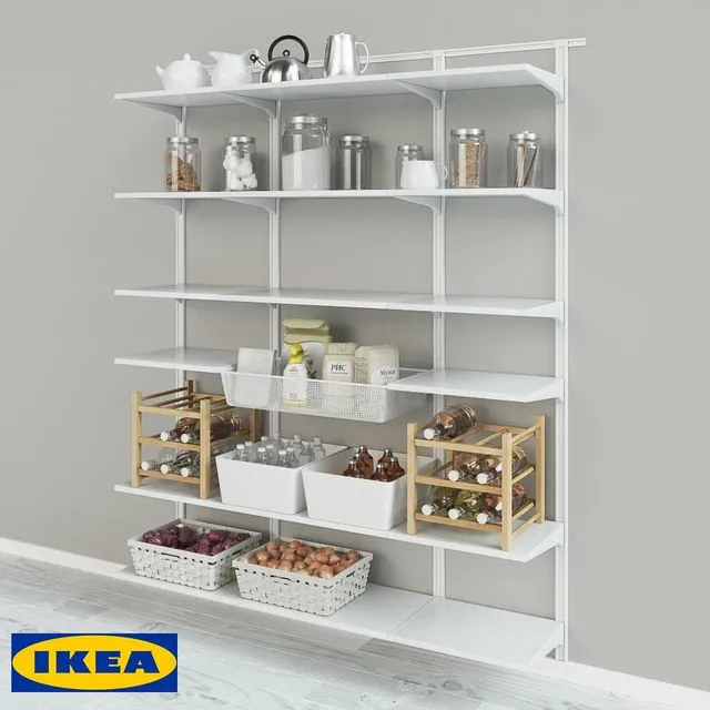 IKEA Wall tire Algot ikea BOAXEL 3dsMax Model