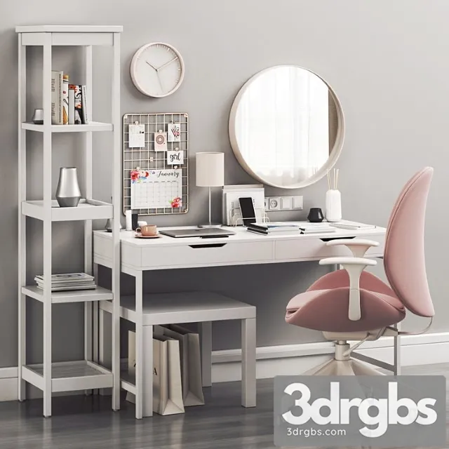 Ikea women’s dressing table and workplace 2 3dsmax Download