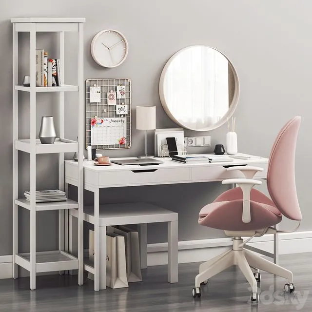 IKEA Women’s dressing table and workplace 3dsMax Model