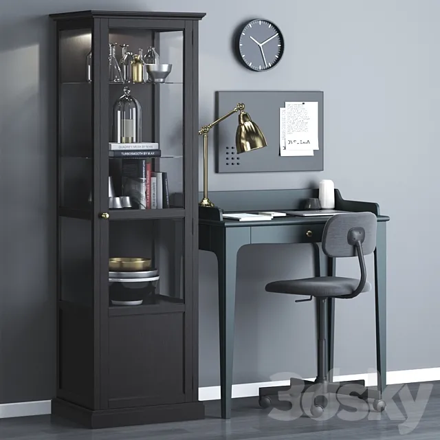 IKEA workplace set 3DSMax File