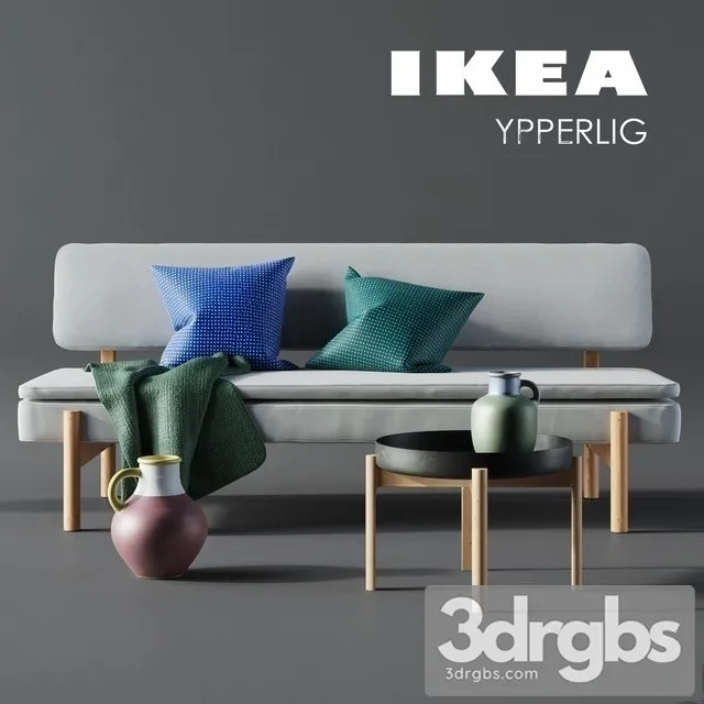 Ikea Ypperlig Sofa 01 3dsmax Download