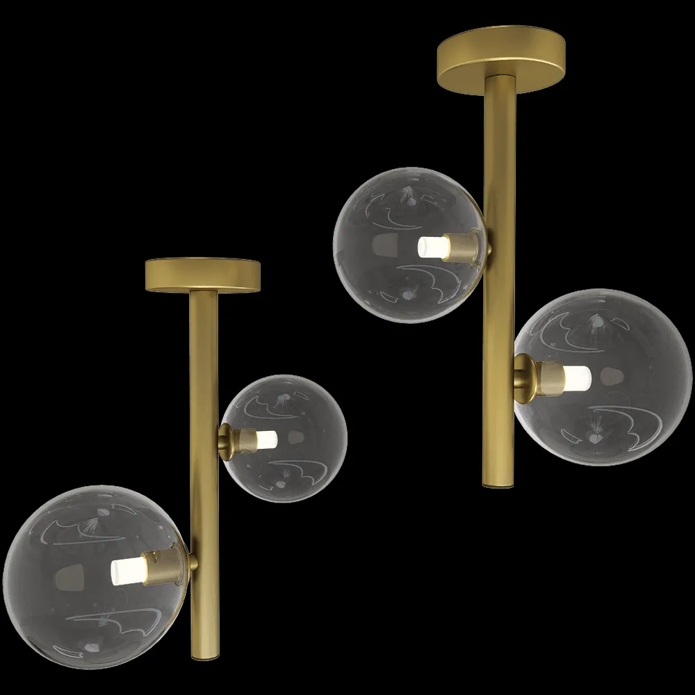 Il Fanale – Ceiling lamp Molecola 275.04.ONT 3ds Max