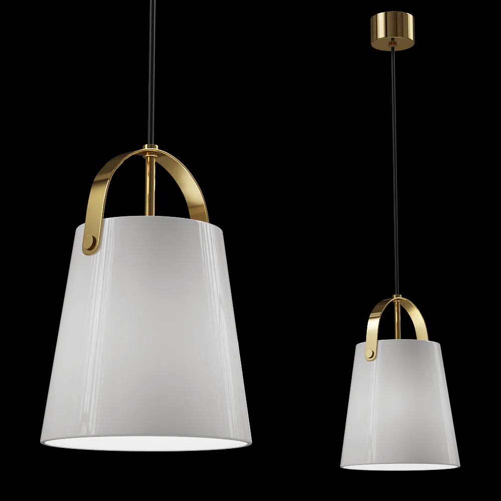 Il Fanale – Pendant lamp Bell 287.01.ONB 3ds Max