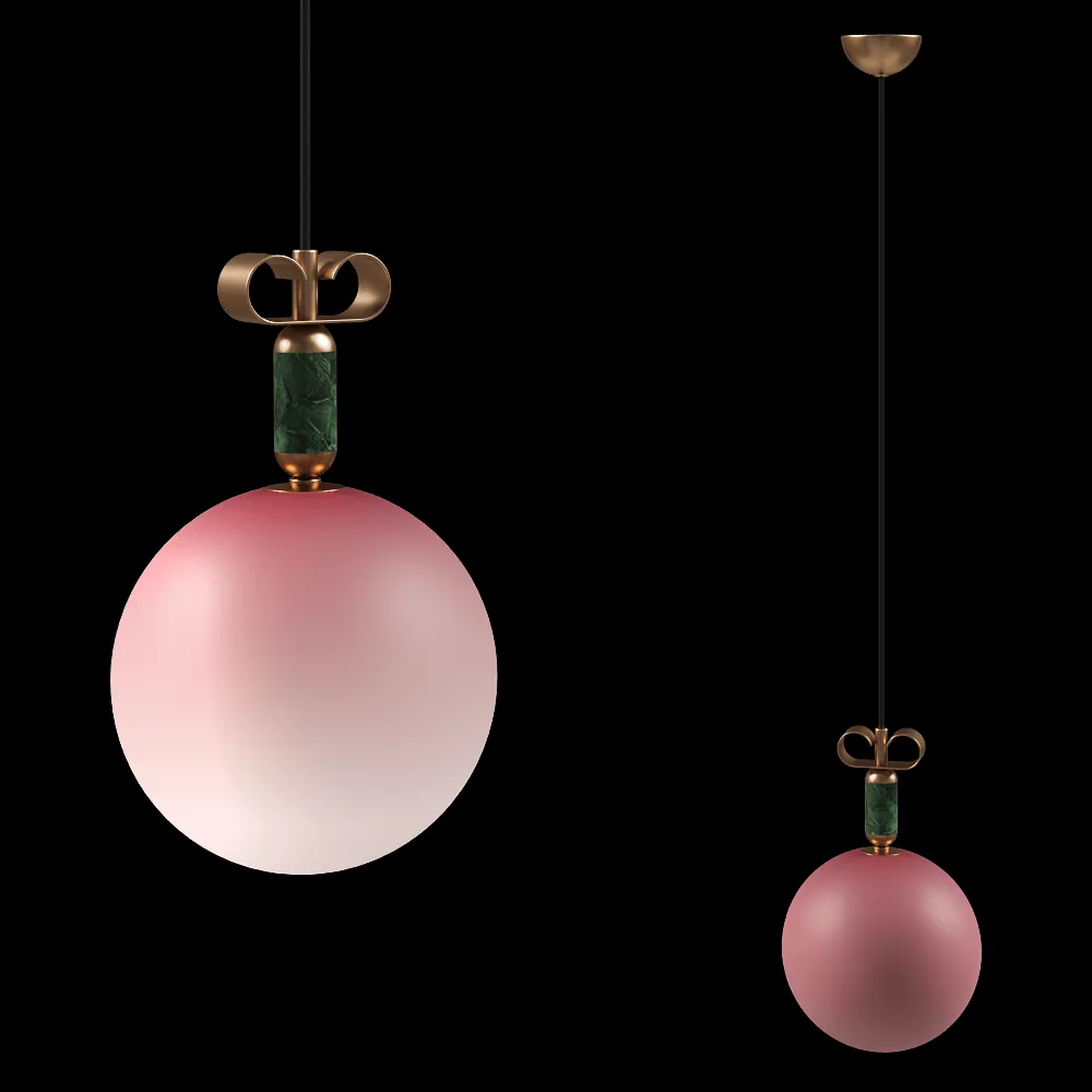 Il Fanale – Pendant lamp Bon Ton Marble N16L3O 3ds Max