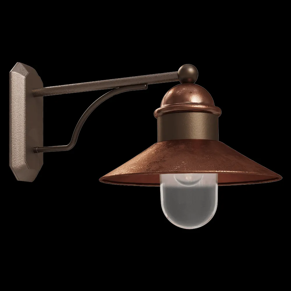 Il Fanale – Wall lamp Borgo 244.25.ORB 3ds Max