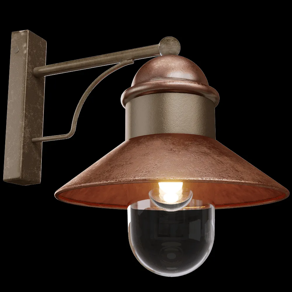 Il Fanale – Wall lamp Borgo 3ds Max