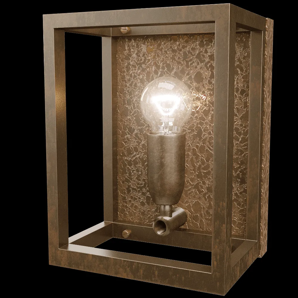 Il Fanale – Wall lamp Quadro 3ds Max