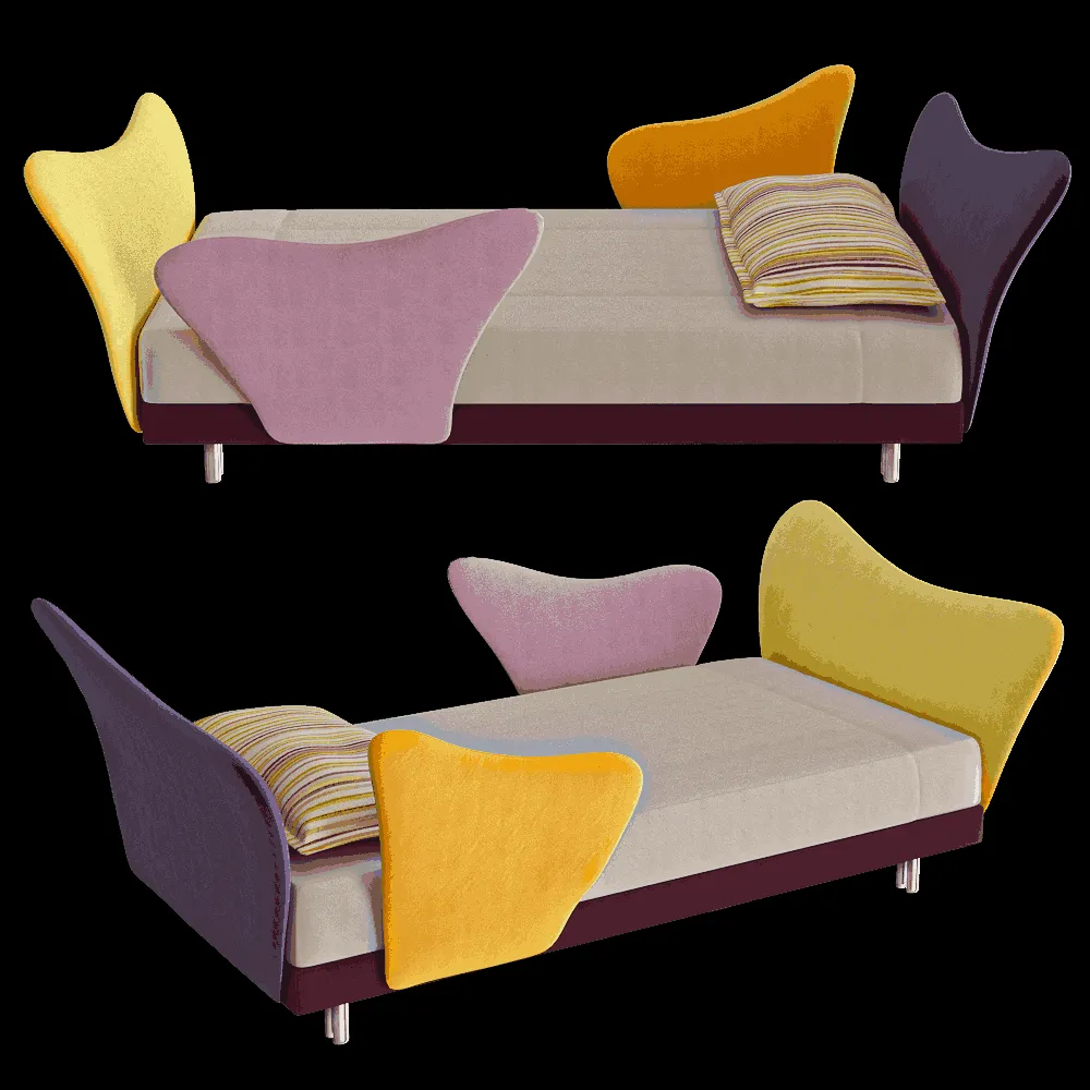 IL Loft  – Chaildren’s bed Flower Letto 3ds Max