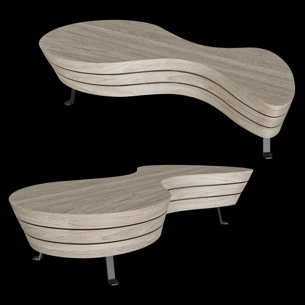 IL Loft  – Coffee table JOHN 50 3ds Max