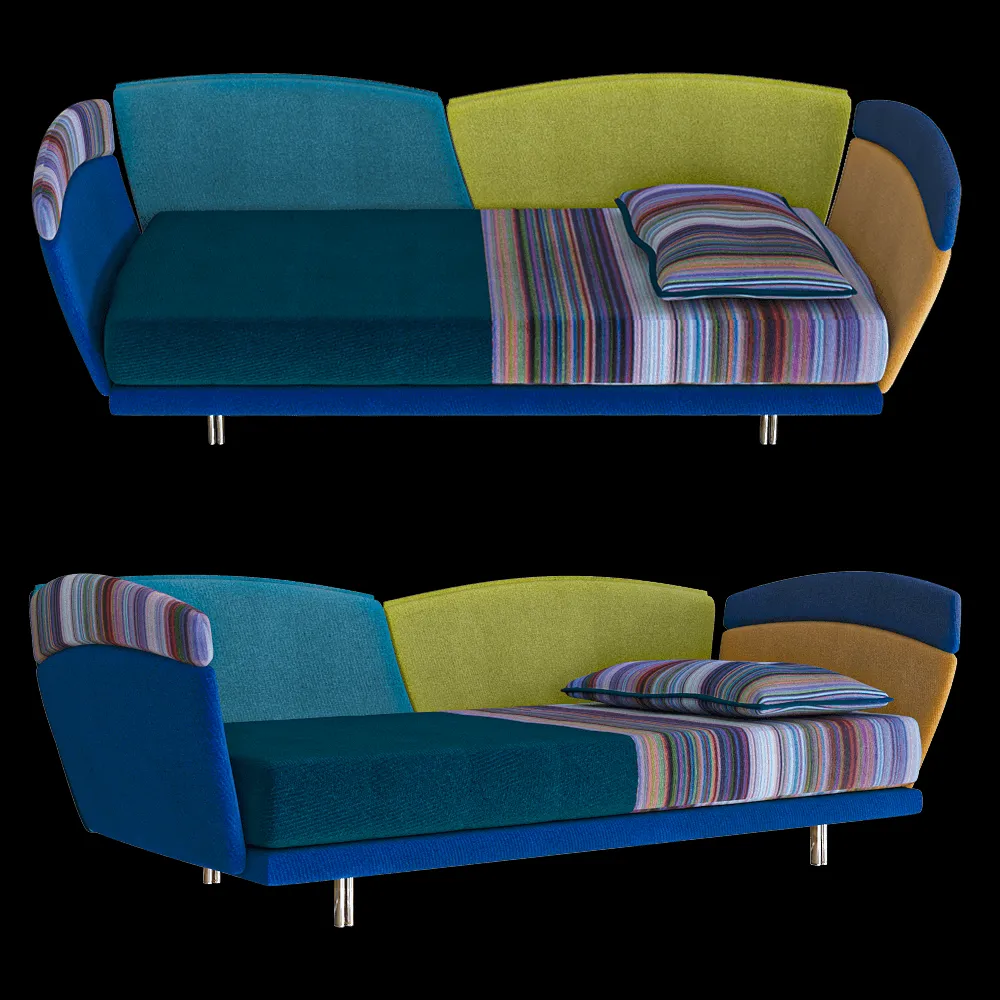 IL Loft  – Sofa Aurora baby Letto 3ds Max