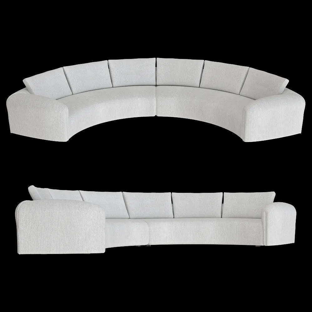 IL Loft  – Sofa Quentin anfiteatro QU 50 3ds Max