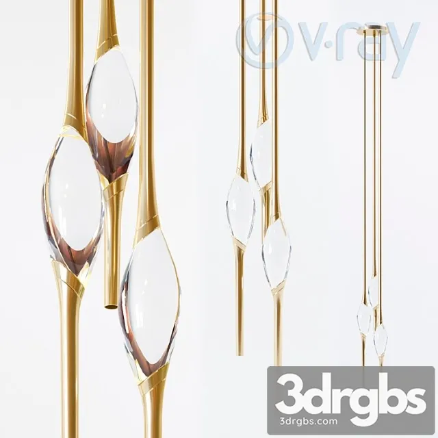 Il pezzo 12 round chandelier