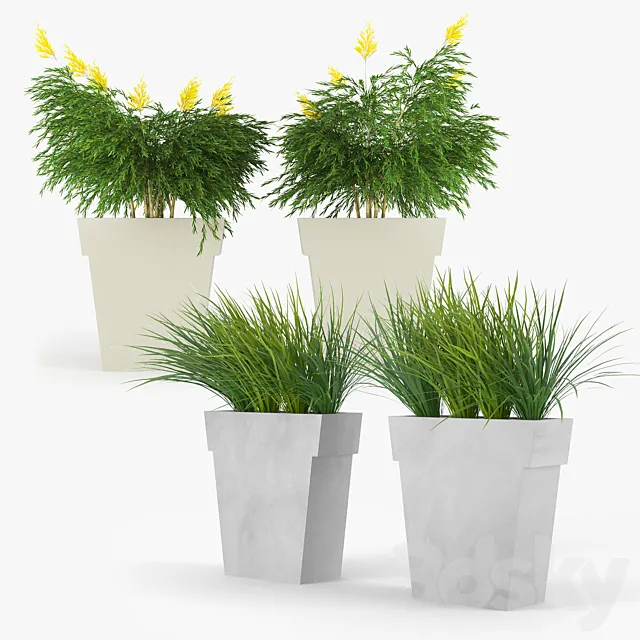 IL VASO OUTDOOR PLANTER 3DS Max Model