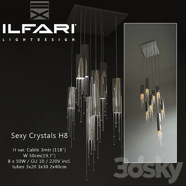 Ilfari _ Sexy Crystals H8 3DSMax File