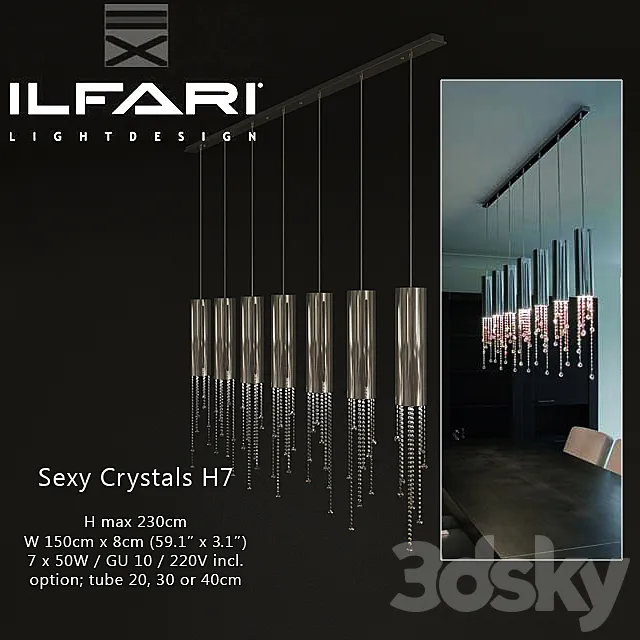 Ilfari – Sexy Crystals H7 3DSMax File