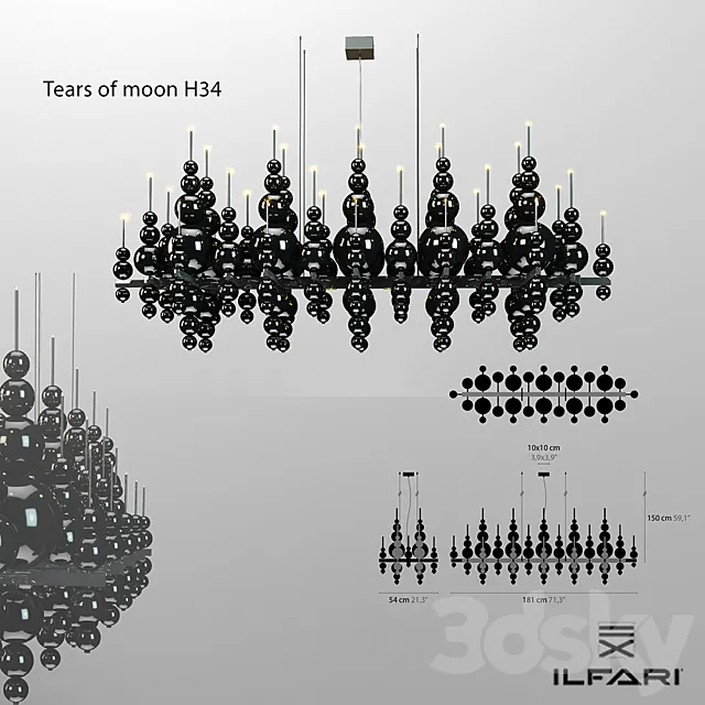 ILFARI. TEARS FROM The MOON H34 3ds Max