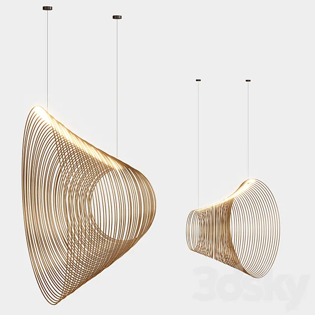 ILLAN Led Chandelier 3DS Max Model