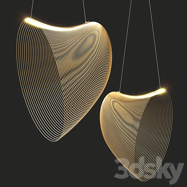 Illan LED Luceplan Lamp 3ds Max