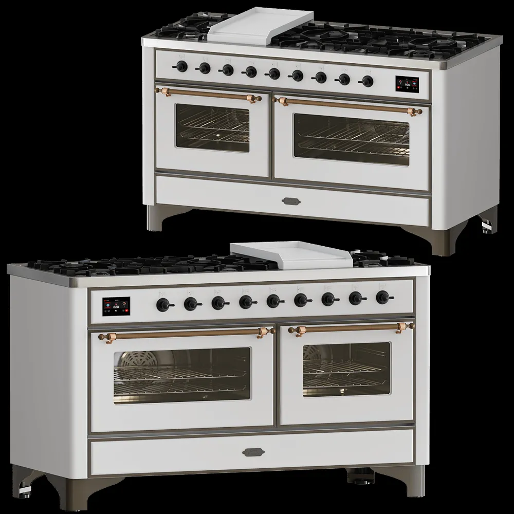 ILVE  – Kitchen with double electric oven M15FDNS3 3ds Max