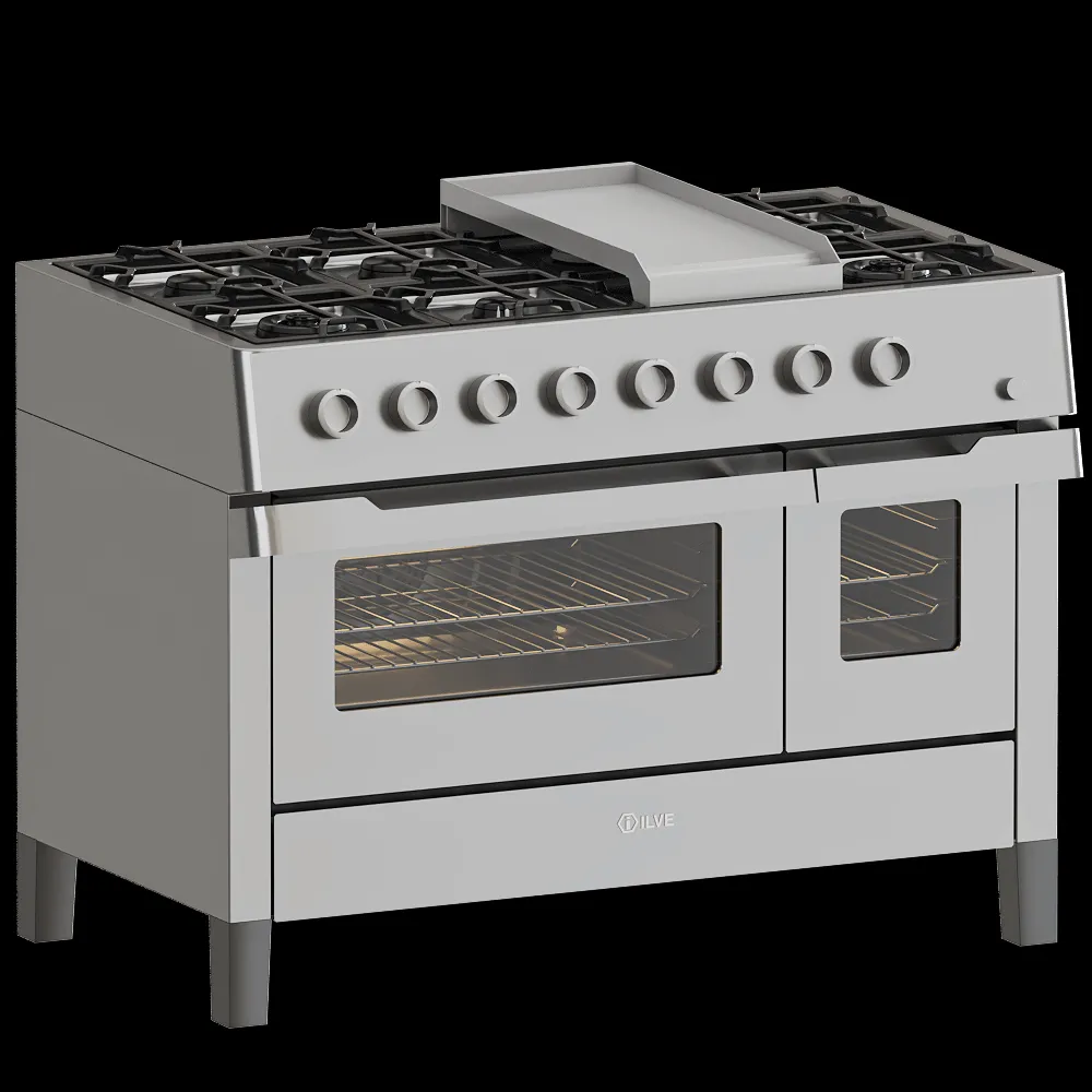 ILVE  – Kitchen with double electric oven PD10W 3ds Max