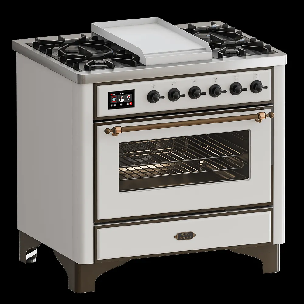 ILVE  – Kitchen with electric oven M09FDNS3 3ds Max