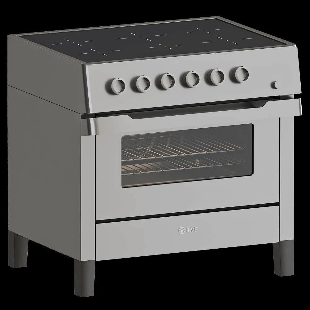 ILVE  – Kitchen with electric oven PD09W 2 3ds Max