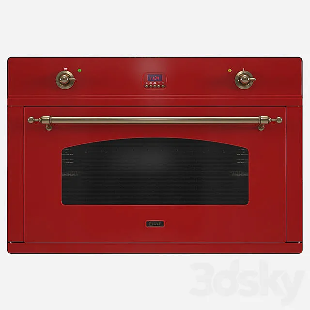 Ilve Nostalgie 900 CMP Kitchen Oven 3ds Max