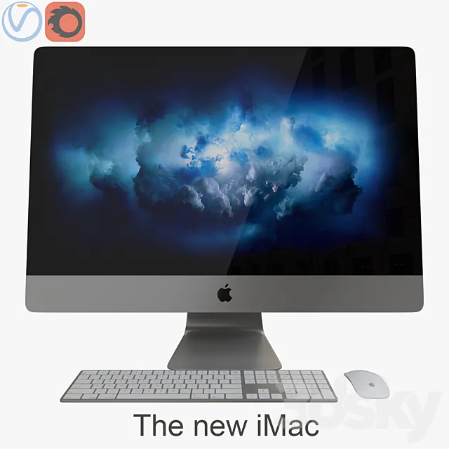 IMac 2017 3DS Max Model