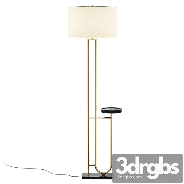 Imogen Floor Lamp With Tray Lamp With Tray Floor Lamp Floor Lamp With Table 3dsmax Download