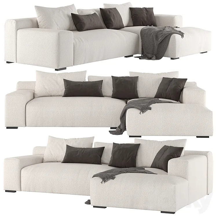 Imola Sectional Sofa 3DS Max