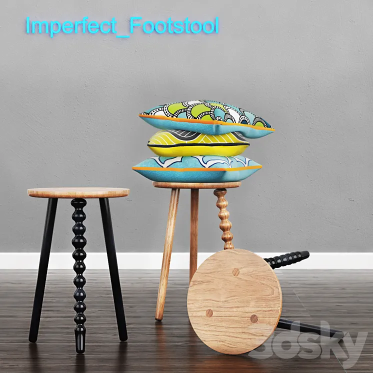 Imperfect_Stool 3DS Max