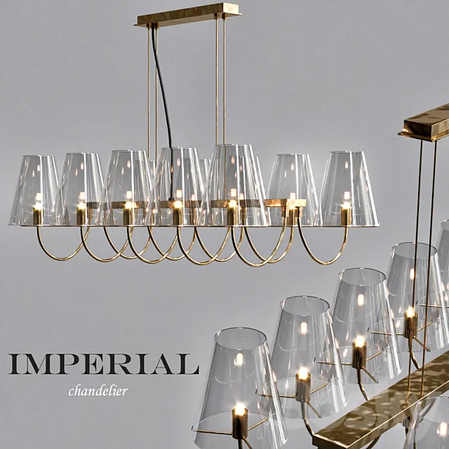 Imperial Chandelier 10 3DSMax File