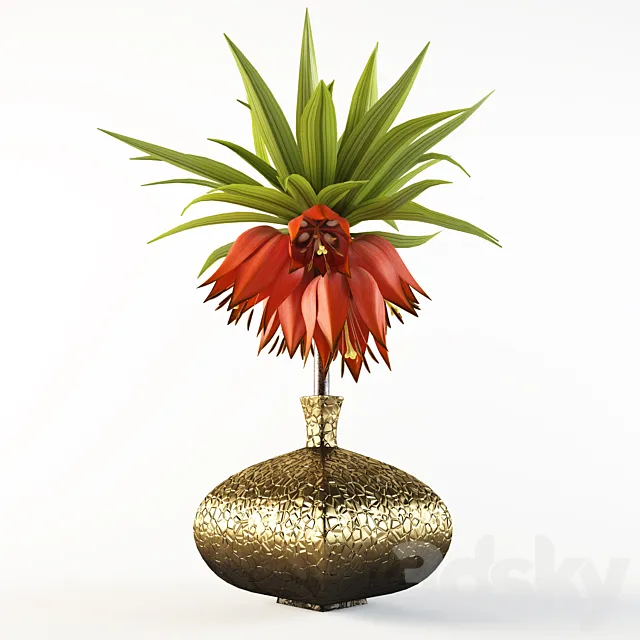 Imperial Fritillaria 3DS Max Model