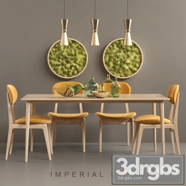 Imperial Line Table and Chair 3dsmax Download