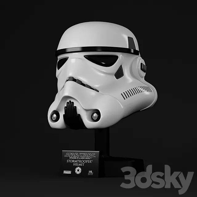 Imperial Stormtrooper helmet 3DSMax File