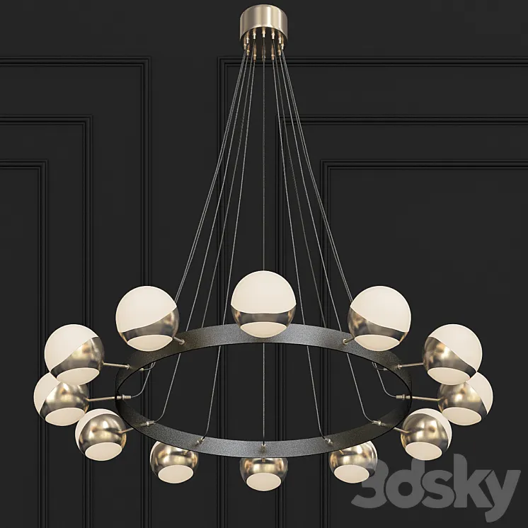 Impressive Italian Chandelier 3DS Max